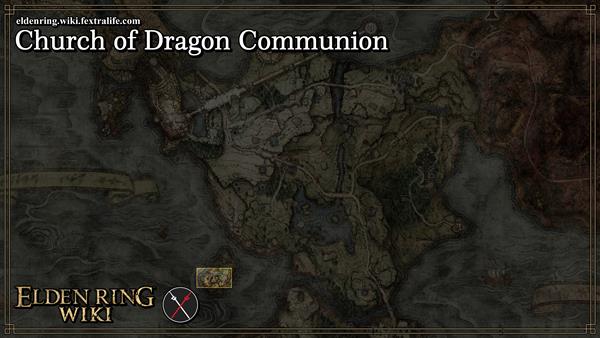 church of dragon communion map elden ring wiki guide 600px