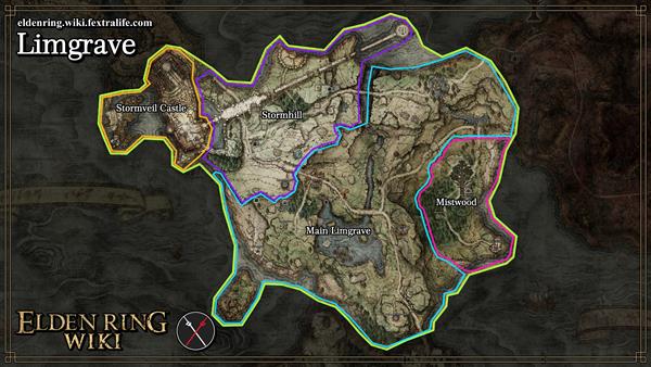 limgrave map region elden ring wiki guide 600px
