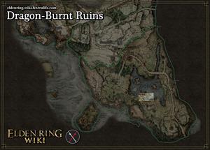 map dragon burnt ruins elden ring wiki guide 300px