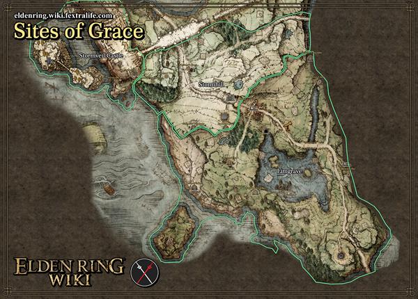 map sites of grace elden ring wiki guide 600px